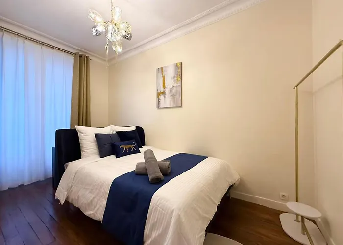 Apartmán Modern Haussmann-style Parisian -6p