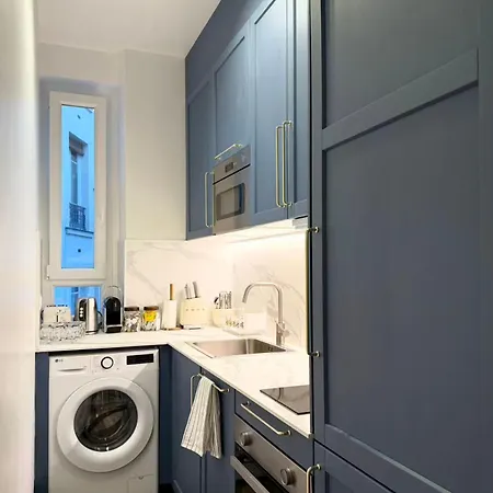 Apartman Modern Haussmann-style Parisian -6p *